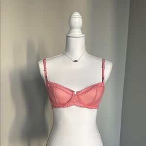 Victoria's Secret Pink Lace Demi Bra